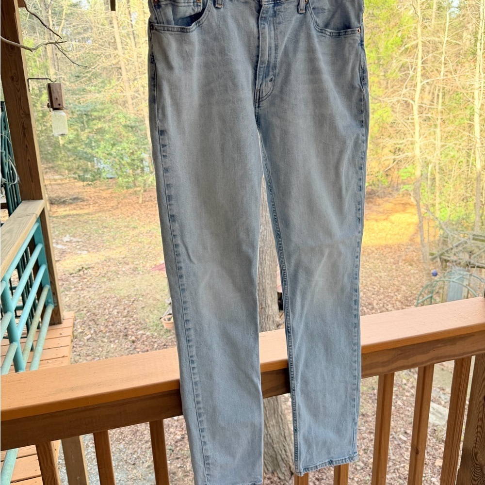 Men’s Levi’s 511 Jeans Size 36x36 Light Blue Washed - Picture 2 of 9